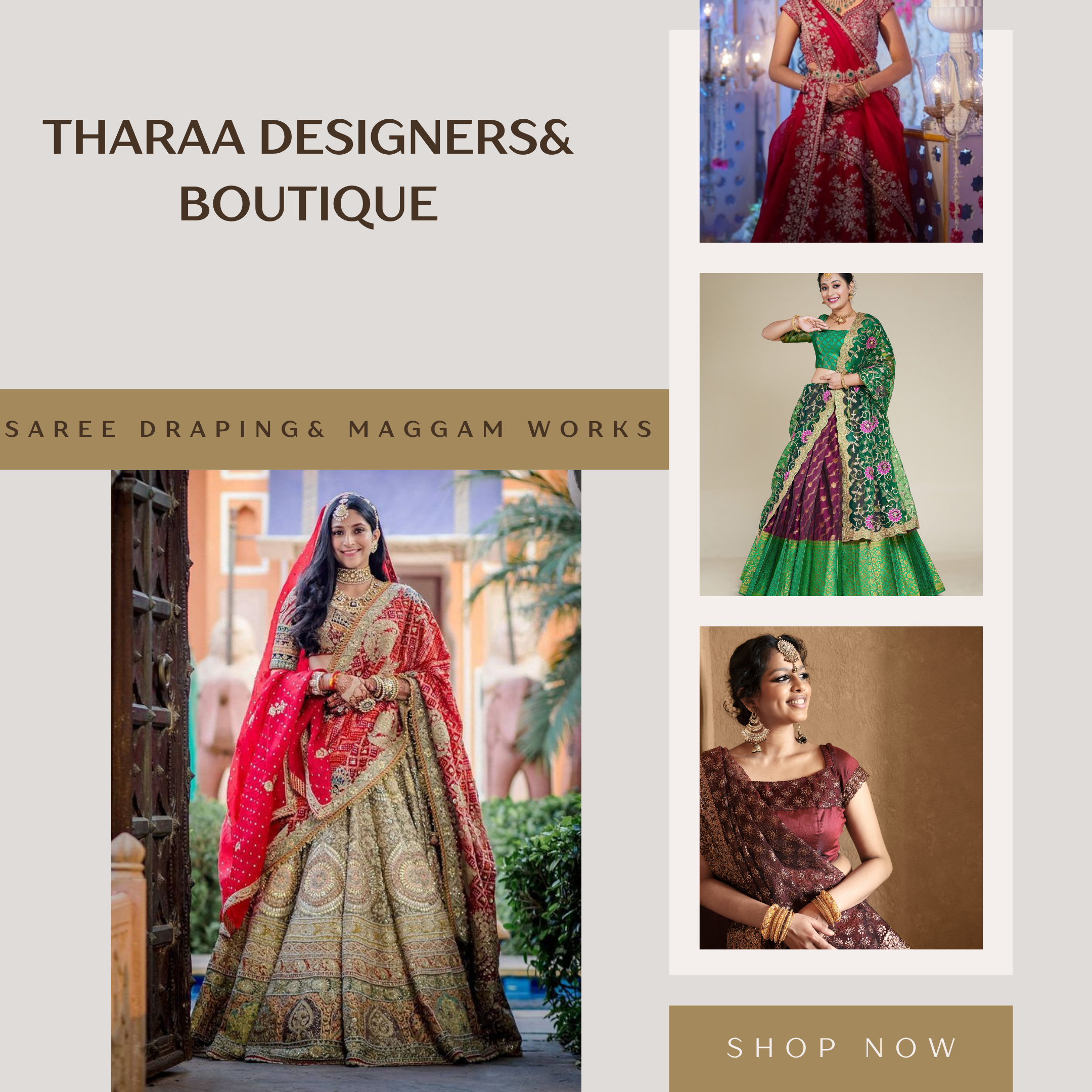 Saree Draping & Maggam Works Near Me – Where Tradition Meets Timeless Beauty